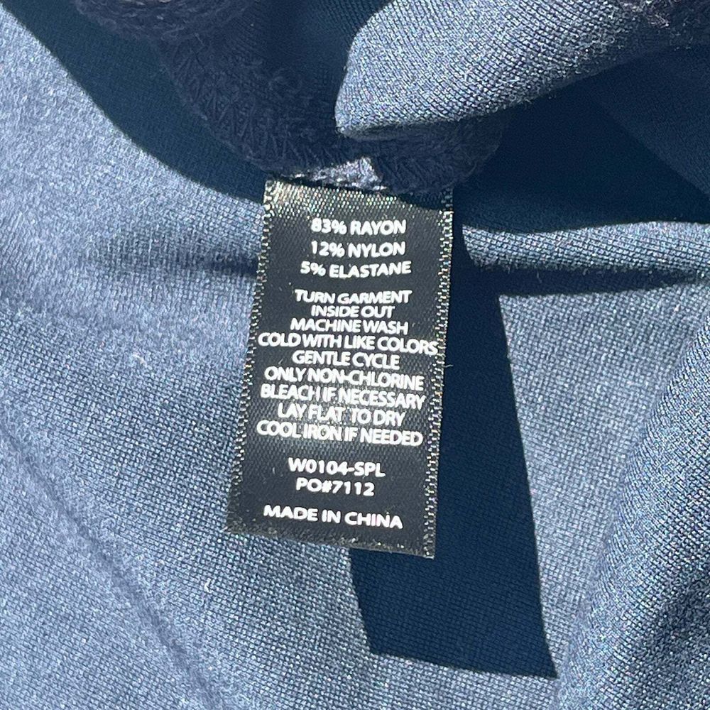 Outdoor Voices 7/8 Tri-Tone Mid Rise Leggings XS Blue Springs - Picture 5 of 8